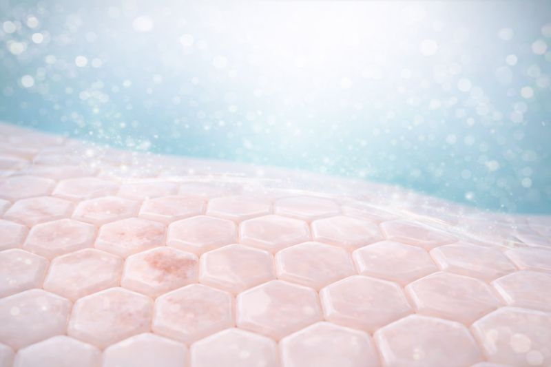 Skin effect illustration representing step 2 of the Calm & Soothing ritual