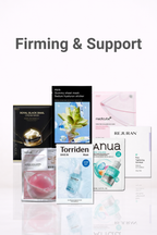 Korean firming and support sheet mask ritual set for smoother and more supported-looking skin