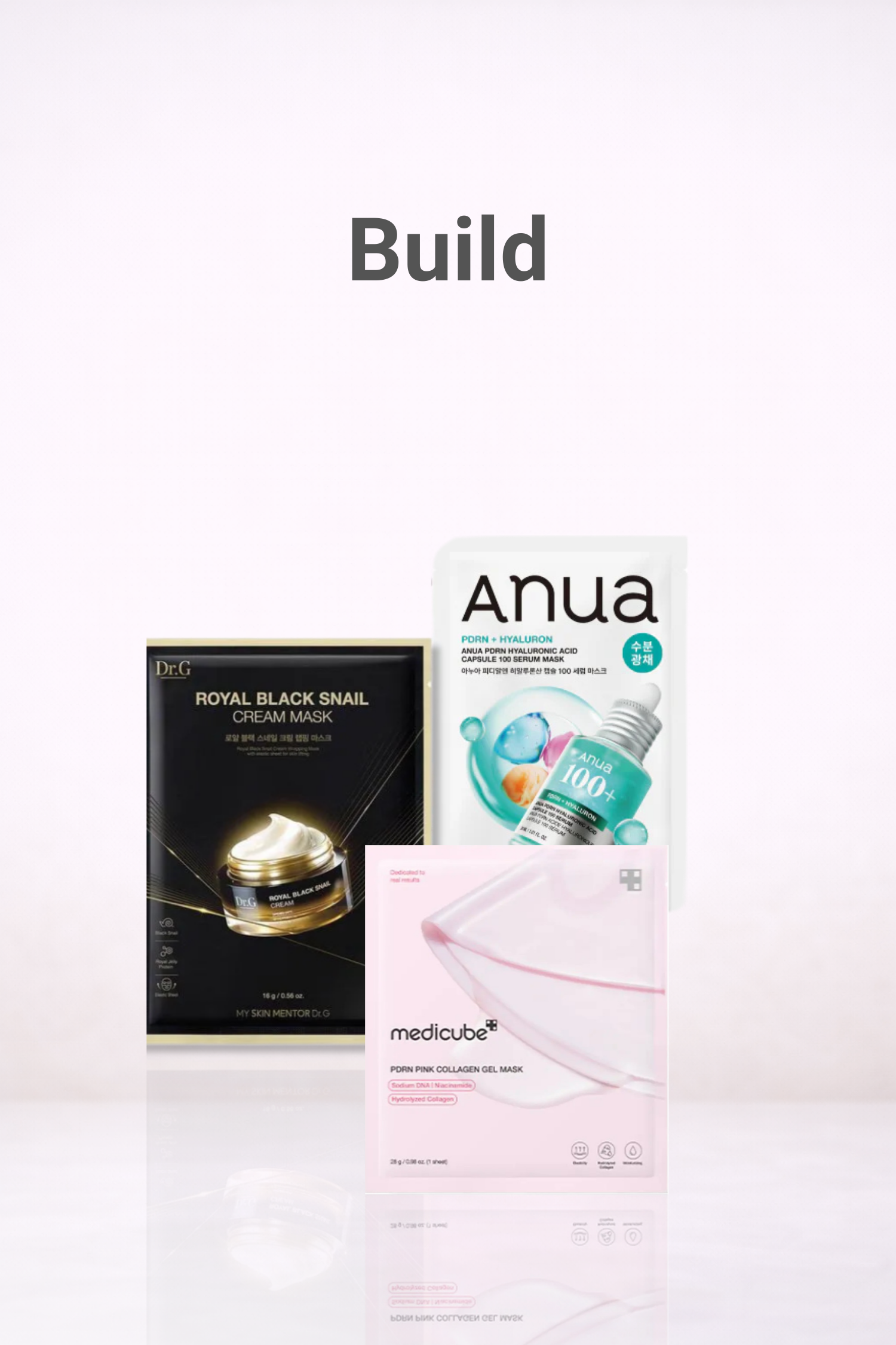 Step 2 build sheet mask in the Korean firming and support ritual for firming support and skin comfort