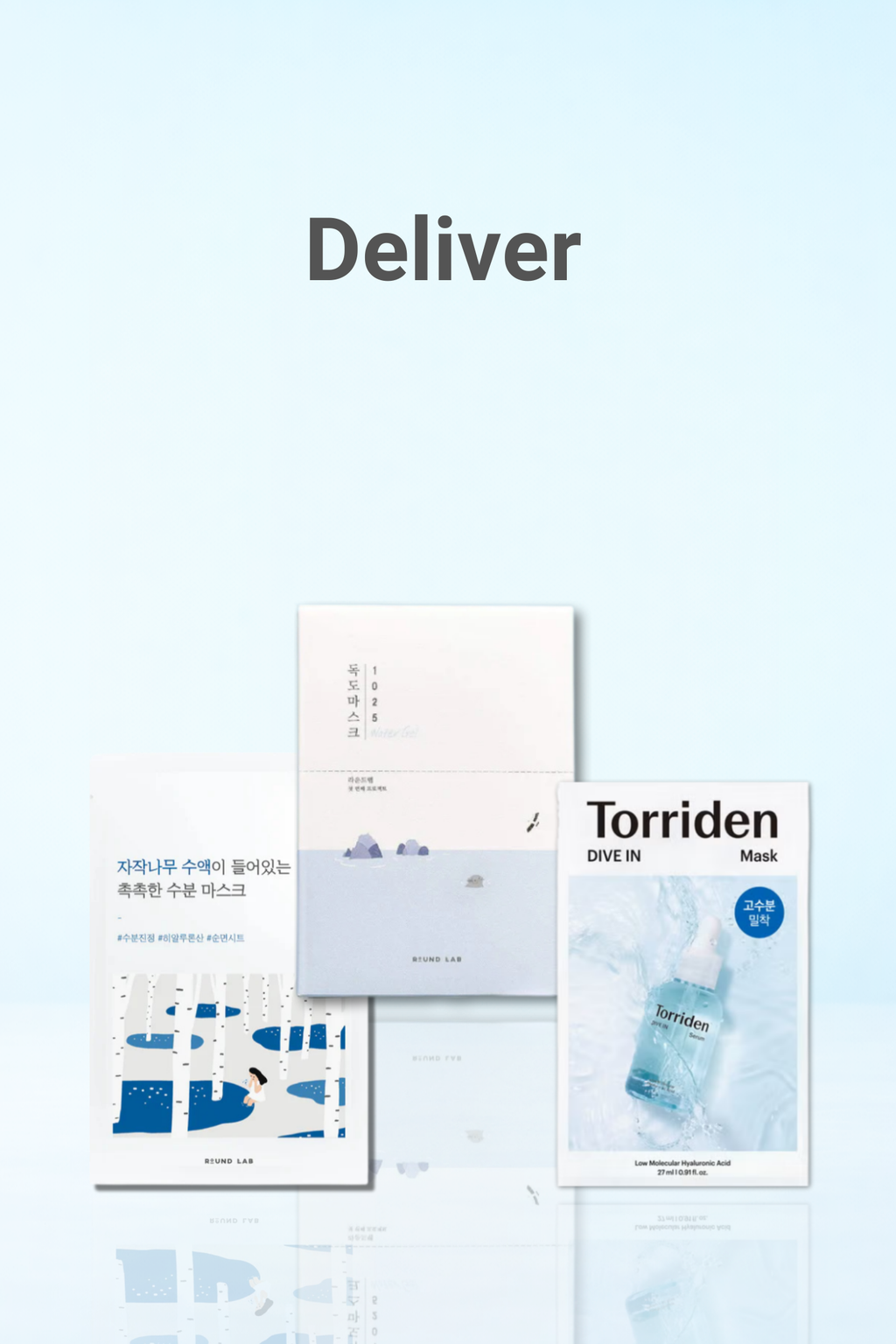 Step 1 deliver sheet mask in the Korean daily hydration ritual to help deliver deep hydration to dry skin