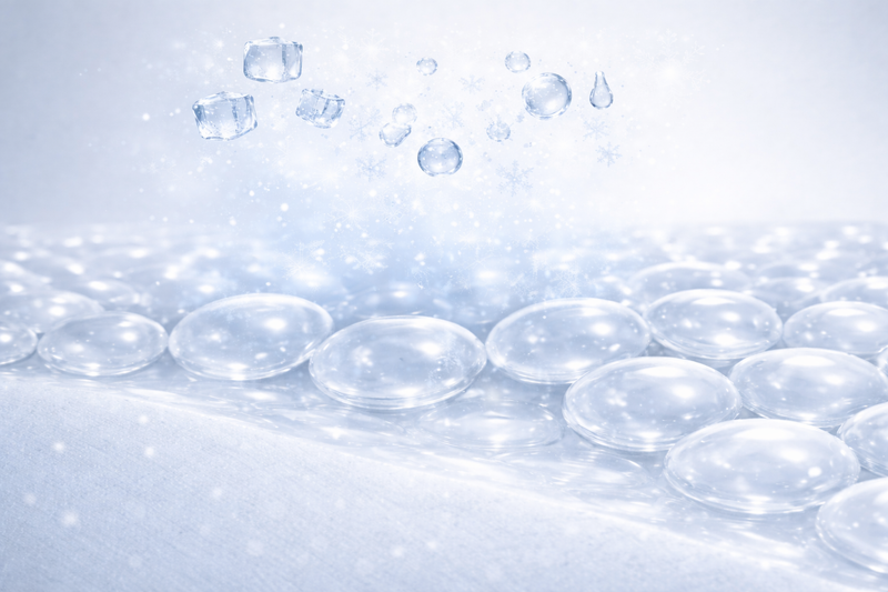 Skin effect illustration representing the Cool & Rest step of the Post Workout ritual